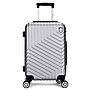 TUCCI SPETTACOLO Hardside Spinner Carry-On, TSA Checkpoint Friendly, Titanium Silver (T0722-20inTSLV)~#|#~59A1A2D1-0D91-4502-8AF2EC116EBF542A_sc7