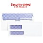 Staples InstantSeal Security Tinted #10 Double Window Envelopes, 4 1/8" x 9 1/2", White, 500/Box (ST63339)~#|#~59A56735-0B4C-4FBE-A3439007135F3558_sc7