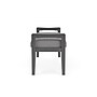 Lesro Weston 2-Seat Bench, Chambray Grey/Pewter (WS2001.WPW-01CHGY)~#|#~59A5B760-D932-4536-8342710A08B7B36A_sc7
