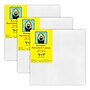 Strathmore 300 Series Primed Gallery Stretched Canvas, 10x10 inch, Pack of 3 (STT31410-3)~#|#~59A6A694-0BDF-45F1-8F7A0C53D081711F_sc7