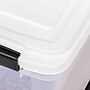 Iris 28 Quart Storage Container with Lid, Plastic, White (585099)~#|#~59AA94B1-5CD4-48E9-AE159CAFB4261E7C_sc7