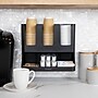 Mind Reader 6 Compartment 2-Tier Cup and Condiment Countertop Organizer, Black (UPRIGHT6-BLK)~#|#~59AB5B78-0140-4A31-8FA1A4E32CEB4D99_sc7