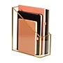 Mind Reader Glass/Copper File Holder, Gold (BW-GLD)~#|#~59AE503C-72BD-4037-A02C3717BF72877A_sc7