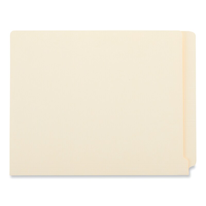 Universal Reinforced File Folder, Letter Size, Manila, 100/Box (UNV13300) image 1