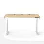 VersaDesk PowerLift 60"W Electric Rectangular Adjustable Standing Desk, Maple/White (PLSDR6030-WM-APP )~#|#~59B1C9D0-2F77-4F83-B6A9B2355C19E73B_sc7