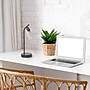 Simple Designs Sleek Essentials LED Desk Lamp, 15.75", Black (LD1080-BLK)~#|#~59B925AE-2004-49BF-A597F8F1BF2E1D61_sc7