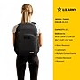 US Army TANGO Laptop Backpack, Large, Black (USBTAN18BLK)~#|#~59BD3B9B-5A0B-44C7-983992EF9F7B1F92_sc7