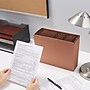 Staples Heavy Duty Reinforced Accordion File, Monthly Index, 12-Pocket, Letter Size, Brown (595369)~#|#~59C10F3D-427D-4D25-BBE88A662141D379_sc7