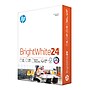 HP BrightWhite24 8.5" x 11" Inkjet Paper, 24 lbs., 100 Brightness, 500 Sheets/Ream (HPB1124)~#|#~59C87C49-267A-4AE8-B470CB851DA94771_sc7
