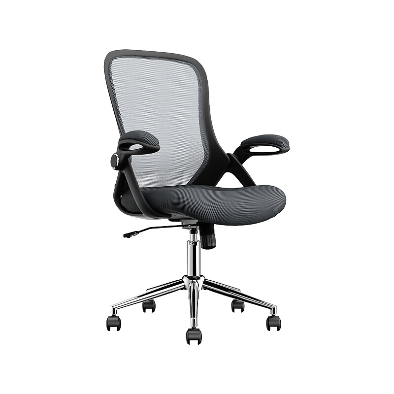 Click365 Ergonomic Fabric/Mesh Swivel Task Chair, Gray (CCHR10003B) image 1