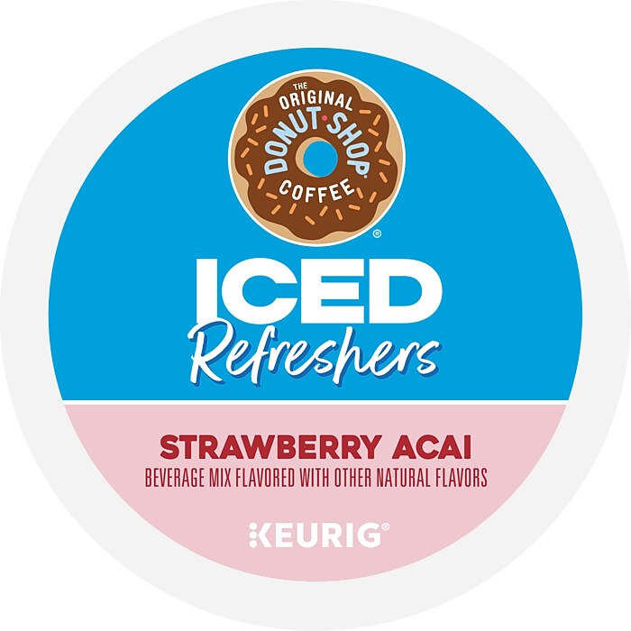 The Original Donut Shop Iced Refreshers Strawberry Acai, Keurig® K