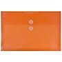 JAM Paper Premium Plastic Filing Envelope with Button & String Closure, Legal, Orange, 3/Pack (219B1ORX3)~#|#~59D0F0BB-7F6D-4245-B47D9111957B7888_sc7