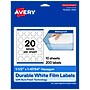 Avery Laser/Inkjet Decorative Edge Waterproof Multipurpose Labels, 1.8704"  x 1.5", White, 200/Pack (94120)~#|#~59D29C15-9A1D-46AE-AAAF8E41079BA0FE_sc7