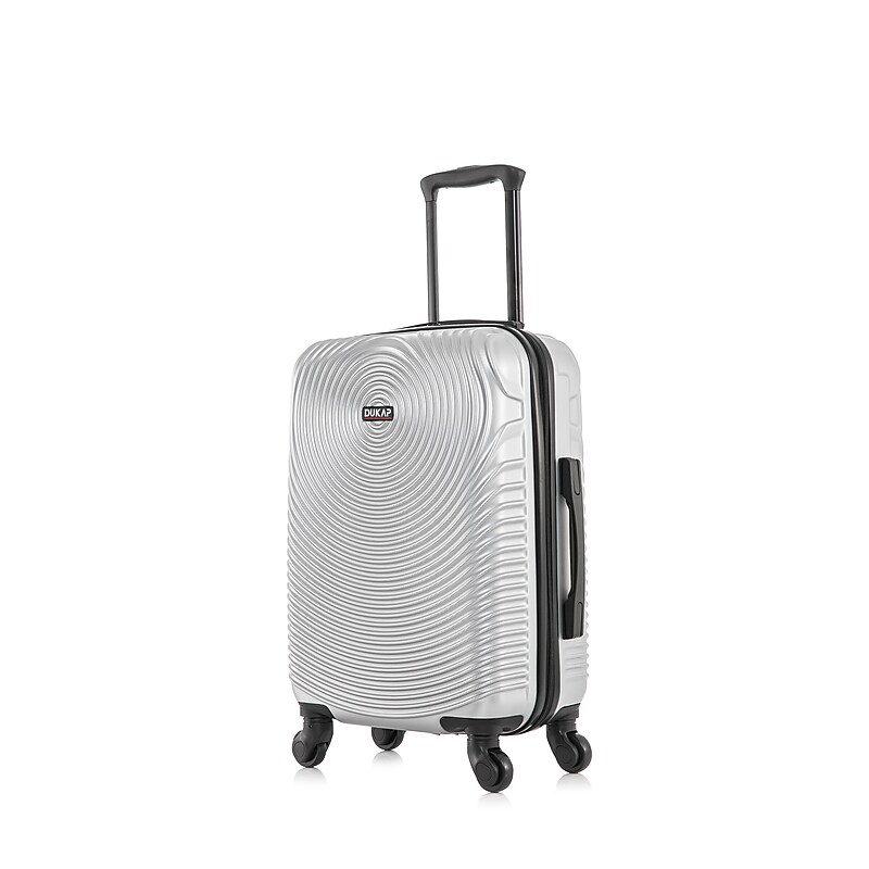DUKAP Inception 22.04" Hardside Suitcase, 4-Wheeled Spinner, TSA Checkpoint Friendly, Silver (DKINC00S-SIL) image 1
