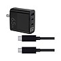 4XEM 65W USB-C to USB-C Triple USB GaN Charging Kit for USB-C Laptops, Black (4X65WTDCHRGKIT10)~#|#~59DE5E6B-0635-4E34-AF00FCE5157390A3_sc7