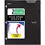 Five Star Stay Put  3-Hole Punched 2 Pocket Plastic Folder, Black (333420G-ECM26)~#|#~59E3F470-5770-4946-88A70047828A94FF_sc7