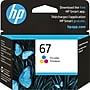 HP 67 Tri-Color Standard Yield Ink Cartridge, Prints Up to 100 Pages (3YM55AN#140)~#|#~59E68816-3A06-4F1C-B27C3A86BABB69EF_sc7