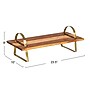 Storied Home Acacia Wood Serving Tray  (EC1662)~#|#~59E71D49-71C6-436C-9D574678B7F62EB4_sc7