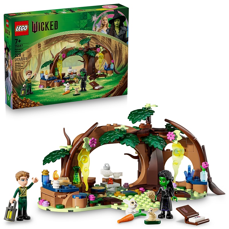 LEGO Wicked Elphabas Retreat Creative Forest, 228 Pieces (75687) image 1
