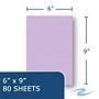 Roaring Spring Paper Products Enviroshades Steno Pad, 6" x 9", Gregg Ruled, Orchid, 80 Sheets/Pad, 4 Pads/Pack (ROA12264)~#|#~59EC7457-44A4-477E-8DE8DC928CBE78AD_sc7