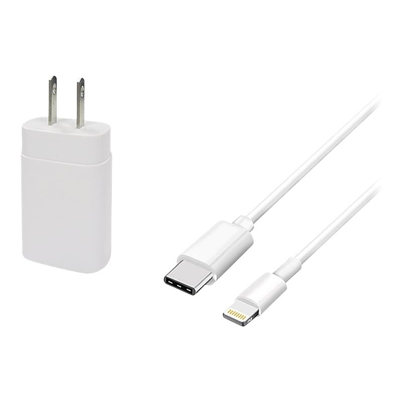 4XEM Lightning Charging Kit/Bundle for Multiple Brands, White (4XIPHN11KIT6) image 1