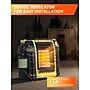 Commercial Heat 9000 BTU Portable Outdoor Radiant Propane Patio Heater, Yellow (CHP9000Y)~#|#~59EFC17E-251A-42E8-BE4297A312B86113_sc7