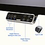 FlexiSpot E7L Series 76"W Electric L-Shaped Adjustable Standing Desk, Black/White (E7LW557624B)~#|#~59F0E53D-39C5-43CF-A153D7667FA185D7_sc7