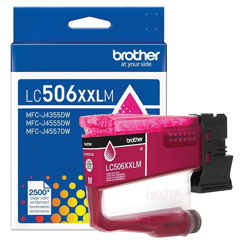 Brother LC506XXL Magenta Super High Yield Ink Cartridge (LC506XXLMS) image 1