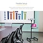 StarTech.com Mobile Projector and Laptop Stand/Cart with Lockable Wheels, Black (ADJPROJCART)~#|#~59F79E0E-C49F-4BF4-A79C379E7E52DBB1_sc7