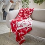 Safavieh Holiday Collection 4'-2" x 5'-0" Dancer Throw, Red (HOL2003A-5060)~#|#~59F86ED8-D33B-46FA-8899CF235D42F50B_sc7