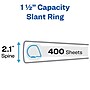 Avery Heavy Duty 1 1/2" 3-Ring View Binders, Slant Ring, White, 4/Pack (79781)~#|#~59FBC654-5B46-4230-86A99708DF908F35_sc7