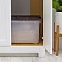 Iris 40 Quart Storage Bin with Latching Lid, Plastic, Clear, 5/Pack (500154)~#|#~59FC66B1-97ED-44FF-BA4B447EE1CADCDC_sc7