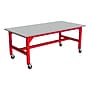 Learniture Ideate Series Rectangular Activity Table, 72" x 36", Laminate, North Sea/Red (LNT-NOR3007-RD-PK-SO)~#|#~59FF79C9-1E7C-47AB-9F47AC101624C02F_sc7
