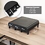 Mind Reader Monitor Stand and Desktop Organizer, Up to 22" Monitor, Black, 2/Pack (2MONSTA3D-BLK)~#|#~5A00A4C1-E184-4C26-8A699EE55F2DBA4F_sc7