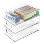 iDESIGN Medium Stackable Plastic Storage Bin, Clear, 3/Pack (70530M3)~#|#~5A03E598-45E0-443F-A28DAAFFD1AAE380_sc7
