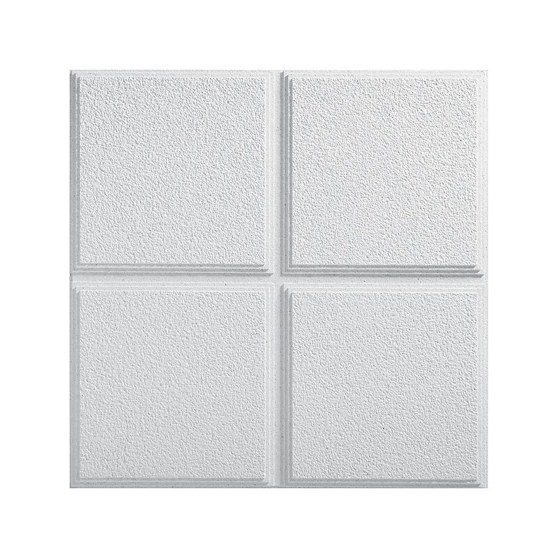 Armstrong CIRRUS Profiles Classic Step Tegular Edge Ceiling Tile, 24" x 24", White, Dozen (BP626A) image 1