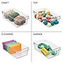 iDESIGN Small Stackable Plastic Storage Bin, Clear, 4/Pack (28335M4)~#|#~5A0F1B61-9C45-4FA1-8534A3A30770758C_sc7