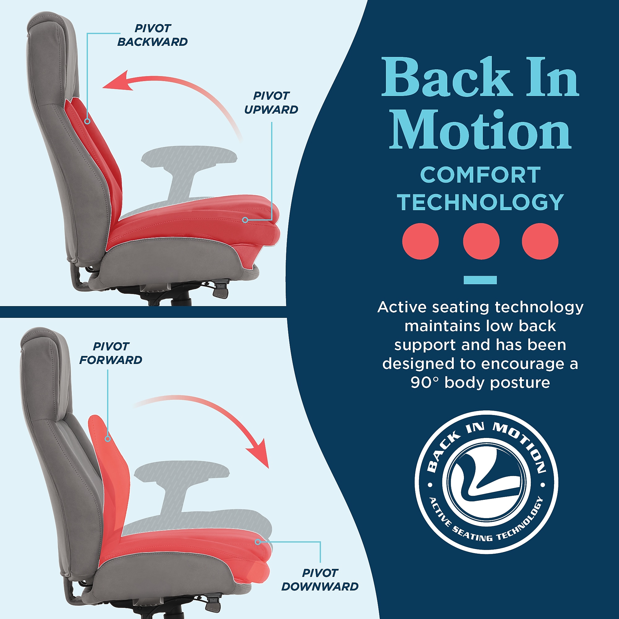 La-Z-Boy Noelin Ergonomic Fabric Swivel Task Chair, Gray (52703-GRY) Sansujyuku sansujyuku.com