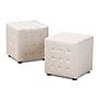 Baxton Studio Elladio Fabric Ottoman, Beige, 2/Set (156-2P-9296-HT)~#|#~5A166205-0C29-447C-8D2640CAA084C80D_sc7