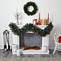 Nearly Natural Snow Dusted Artificial Christmas Garland, Berries and Pinecones, 6' (4463)~#|#~5A189E12-2E90-41E4-B5E32B66364279E4_sc7