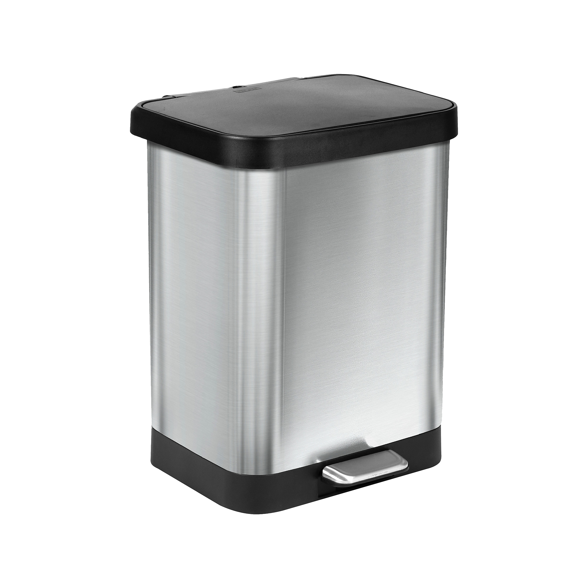 Glad Step Trash Can, 13-Gallon, Stainless Steel (GLD-74506) Sansujyuku sansujyuku.com