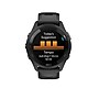 Garmin Forerunner 265 Smartwatch, GPS, 46mm, Black/Powder Gray Silicone Band (010-02810-00)~#|#~5A19A308-6827-499C-919C9D95D641E88A_sc7