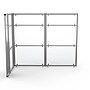VersaDesk WorkNest 66"H x 79.5"W L-Shaped Cubicle Panel Workstation, Silver (WNCL-7248-S)~#|#~5A1AF216-1A28-4319-B25B7081F9A4CB95_sc7