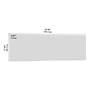 Bush Business Furniture Hustle 17"H x 58"W Tackboard for 60" Cubicle Desk, Cool Charcoal (HUP158CL-03)~#|#~5A1E1F7B-C613-4D56-8B5809FF0E3E39D2_sc7