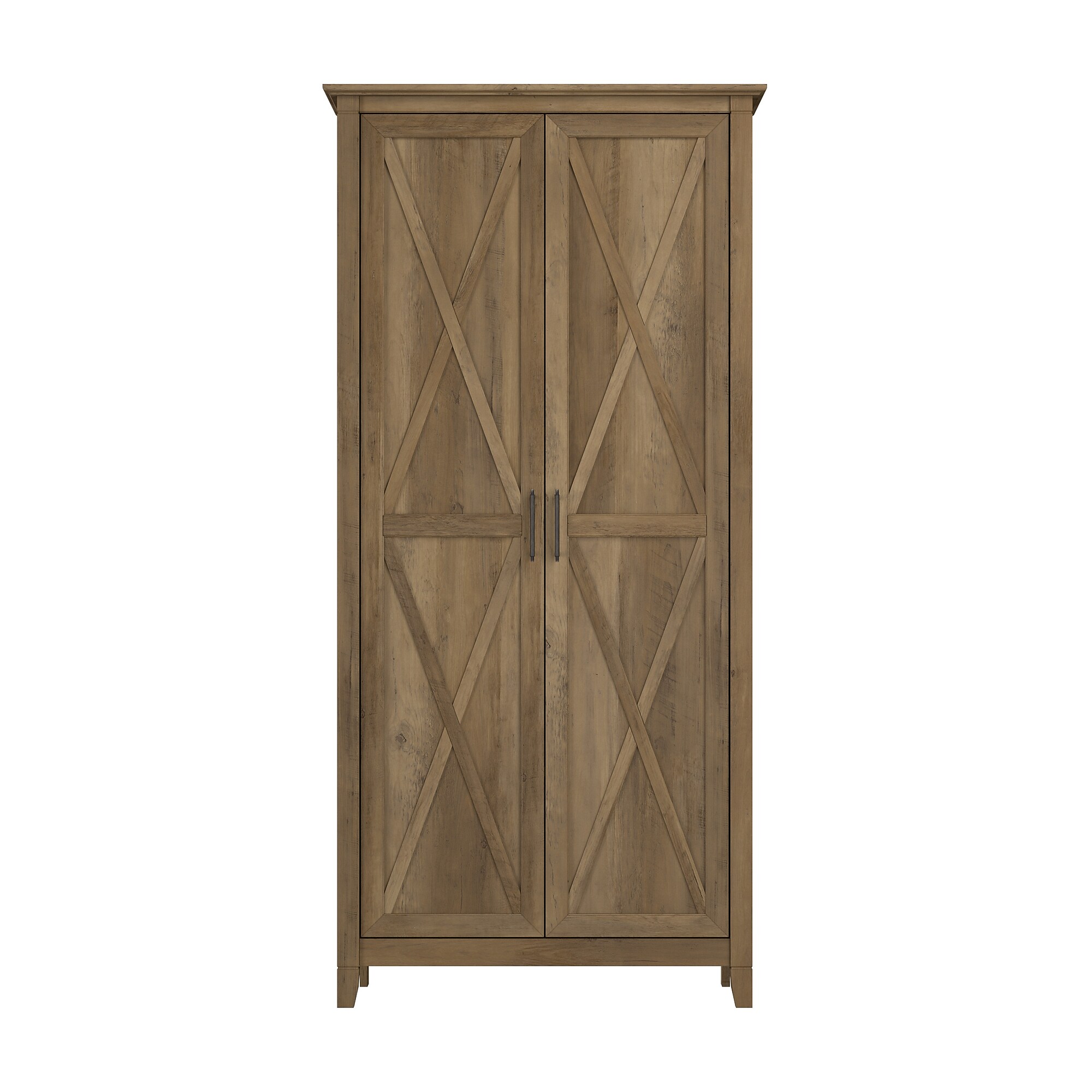 Bush Furniture Key West 66″H Storage Cabinet with 5 Shelves, Reclaimed Pine (KWS266RCP-03) Sansujyuku sansujyuku.com