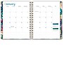 2026 Global Printed Products 8.5" x 11" Weekly & Monthly Planner, Paperboard Cover, Teal Floral (FSHN-CY26-8511-17)~#|#~5A20C618-356D-47D8-838B54DD7E1A6D5C_sc7