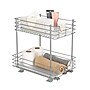 Household Essentials Brushed Steel Two-Tier Pull-Out Pantry Organizer (HH25310-1)~#|#~5A21E2FF-A839-4BF6-BB1236344DA0D12C_sc7