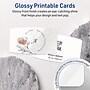 Avery Arched Rectangle Business Cards, Glossy White, 400/Pack (19479399100)~#|#~5A230743-F241-4E5A-93C3DF57CD6DD7EF_sc7