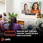 Poly Studio X70 4K System Bundle, Wall Mountable, Black (8L539AA#ABA)~#|#~5A2337AF-4320-41E9-90F91C46BF7537DB_sc7