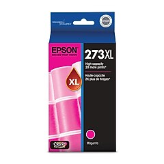 Epson T273XL/T273 Black High Yield and Cyan/Magenta/Yellow